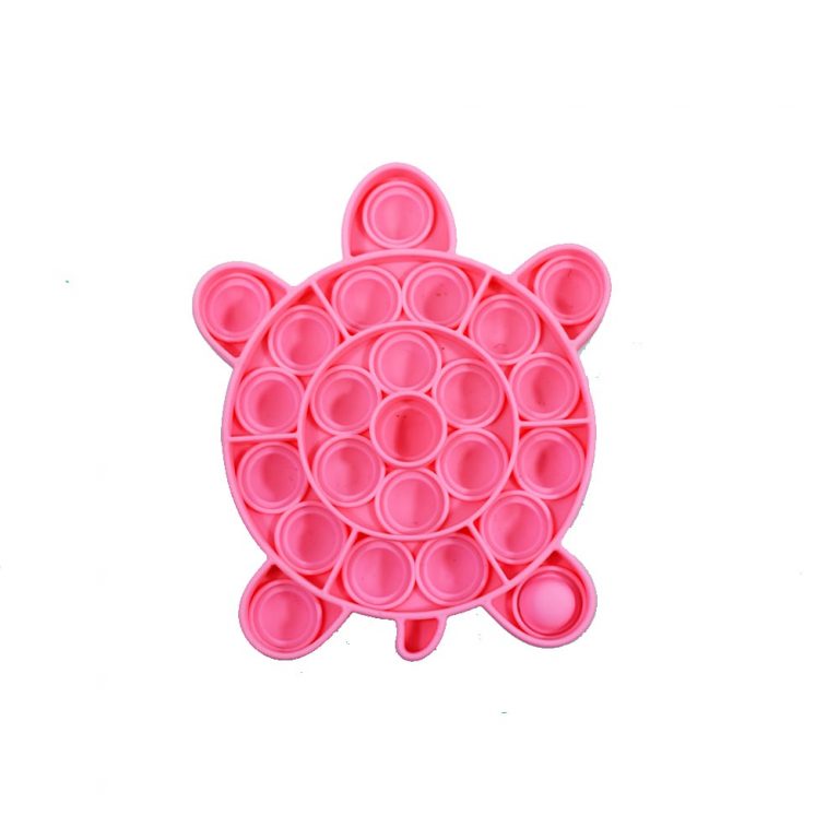 Pink Turtle Pop It Push Bubble Stress Relief Sensory Fidget Gift Toy   POP 016 2 Min 768x768 