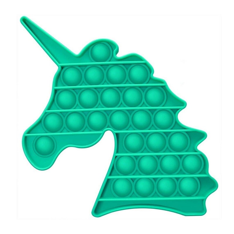 Green Unicorn Pop It Buy This Push Bubble Sensory Fidget Gift Toy Now ...
