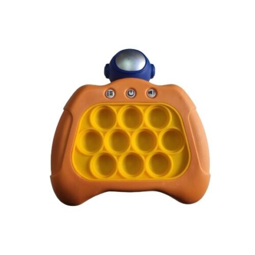 Electronic Pop It Game Controller Sensory Toy Orange Spaceman