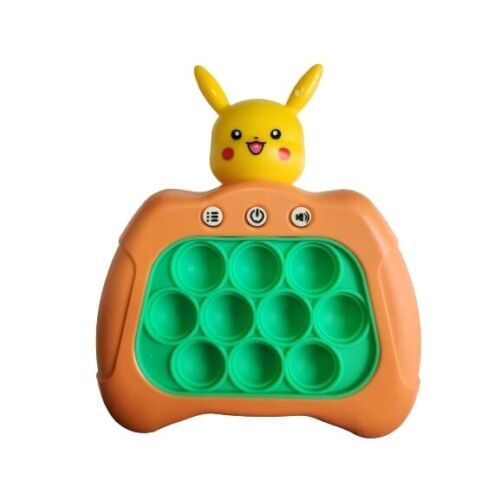 BRINQUEDO MINI GAME POP IT ELETRÔNICO COM SENSOR PIKACHU POKEMON